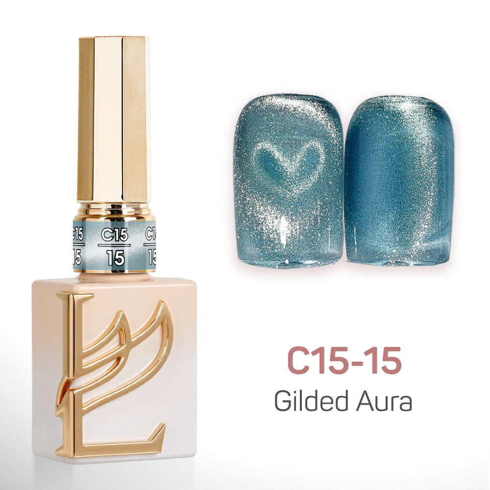 LAVIS Cat Eyes C15 - 15 - Gel Polish 0.5 oz - Gilded Aura Collection