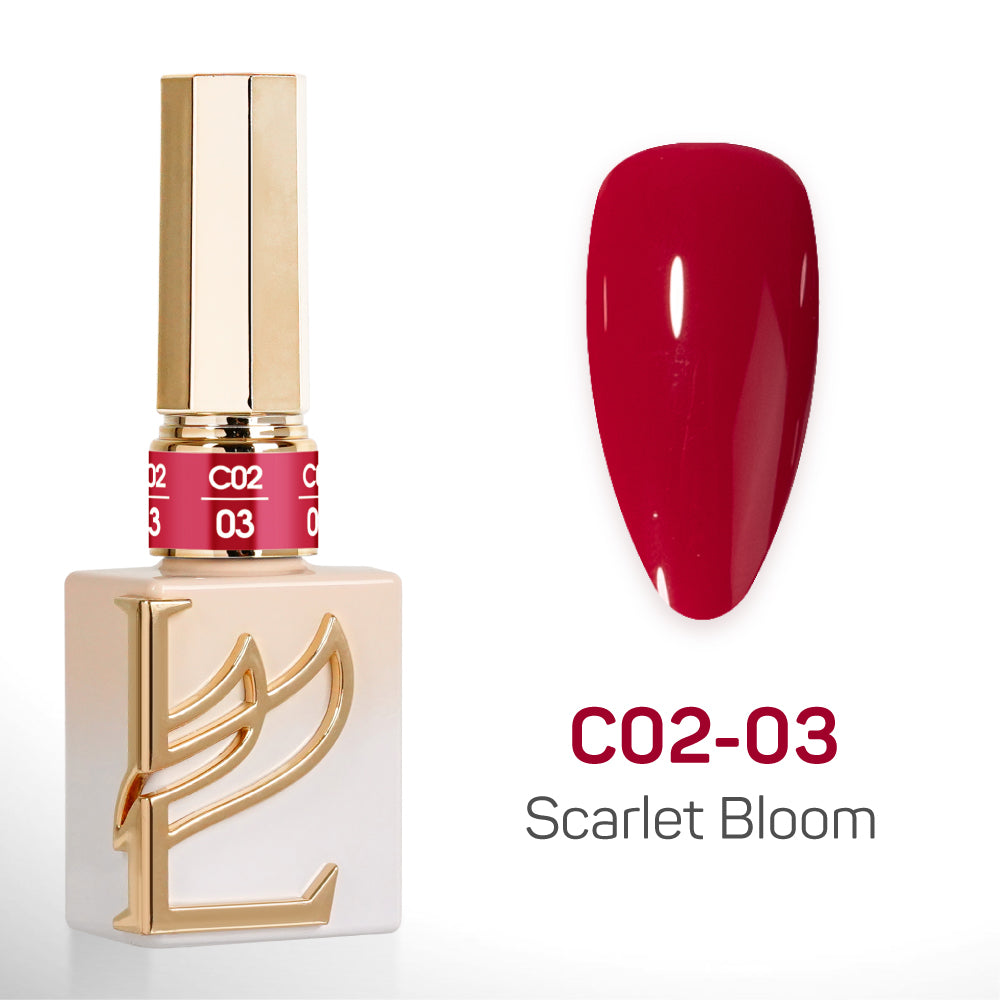 LAVIS C02 (Ver 2) - 03 - Gel Polish 0.5 oz - Scarlet Bloom Collection
