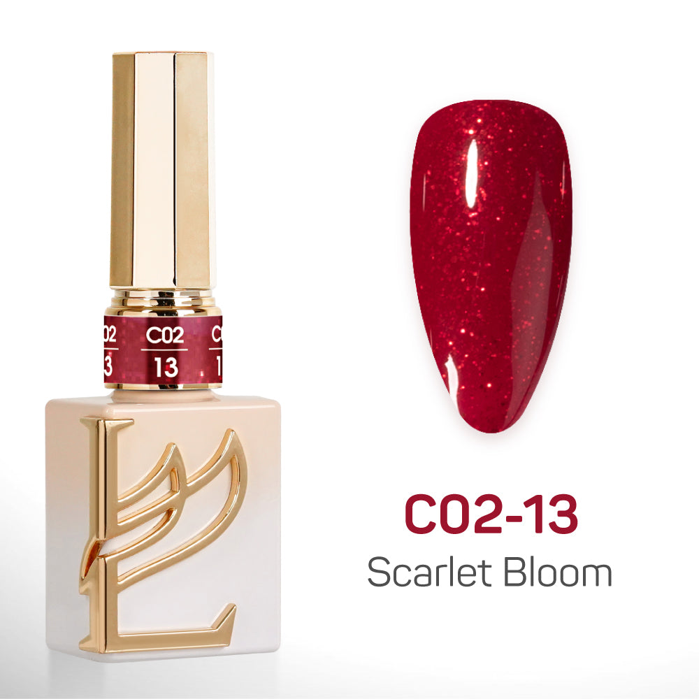 LAVIS C02 (Ver 2) - 13 - Gel Polish 0.5 oz - Scarlet Bloom Collection