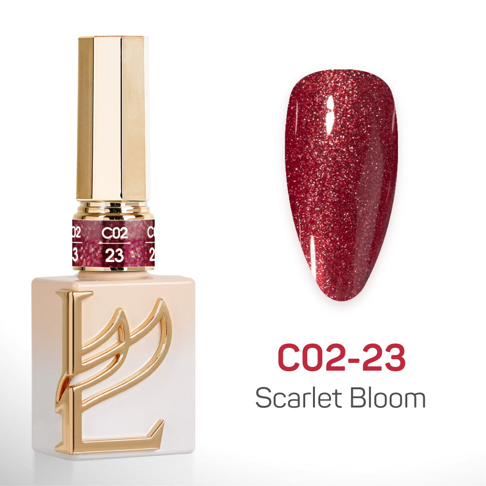 LAVIS C02 (Ver 2) - 23 - Gel Polish 0.5 oz - Scarlet Bloom Collection
