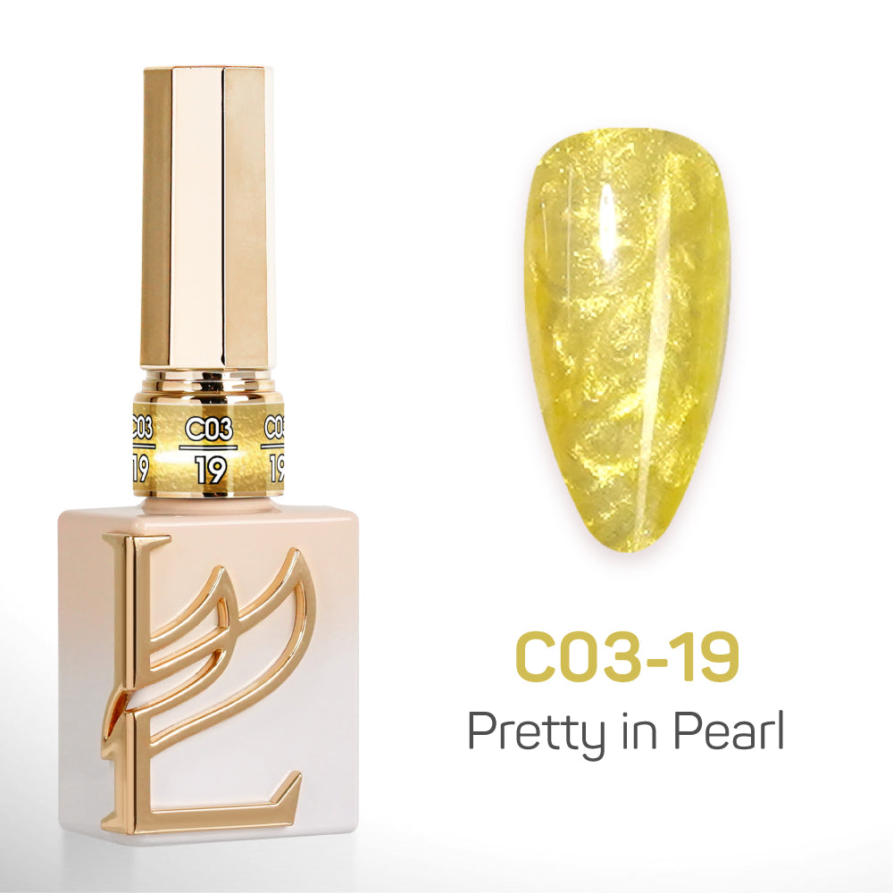 LAVIS C03 - 19 - Gel Polish 0.5 oz - Pretty in Pearl Collection