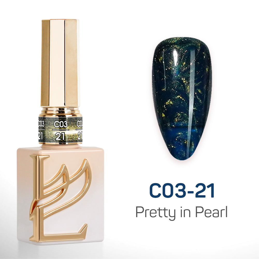 LAVIS C03 - 21 - Gel Polish 0.5 oz - Pretty in Pearl Collection