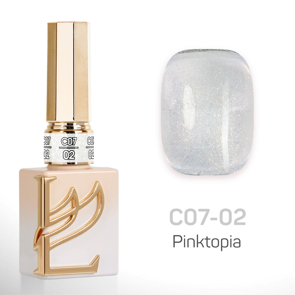 LAVIS C07 - Set 24 Colors - Gel Polish 0.5 oz - Pinktopia Collection