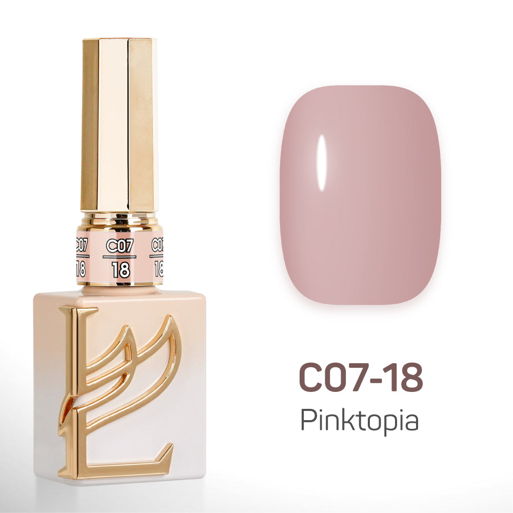 LAVIS C07 - Set 24 Colors - Gel Polish 0.5 oz - Pinktopia Collection