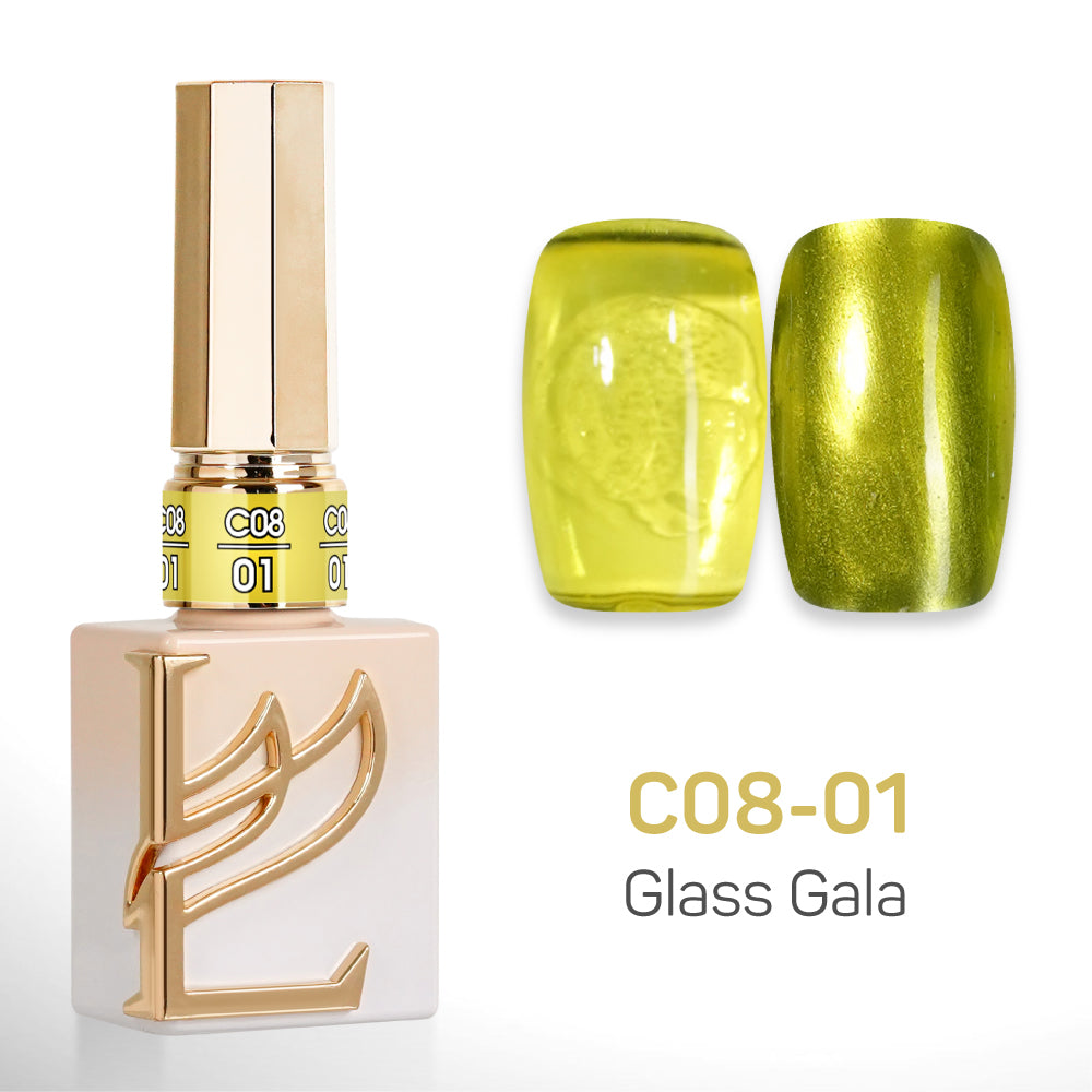 LAVIS C08 - 01 - Gel Polish 0.5 oz - Glass Gala Collection