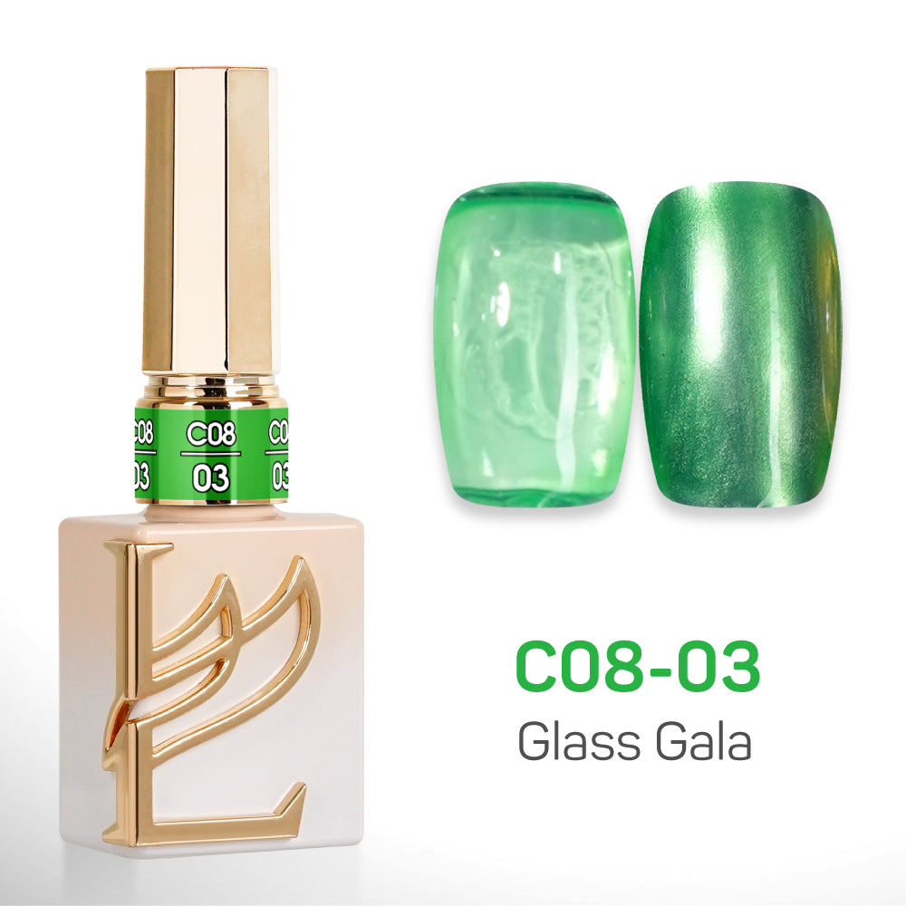 LAVIS C08 - 03 - Gel Polish 0.5 oz - Glass Gala Collection