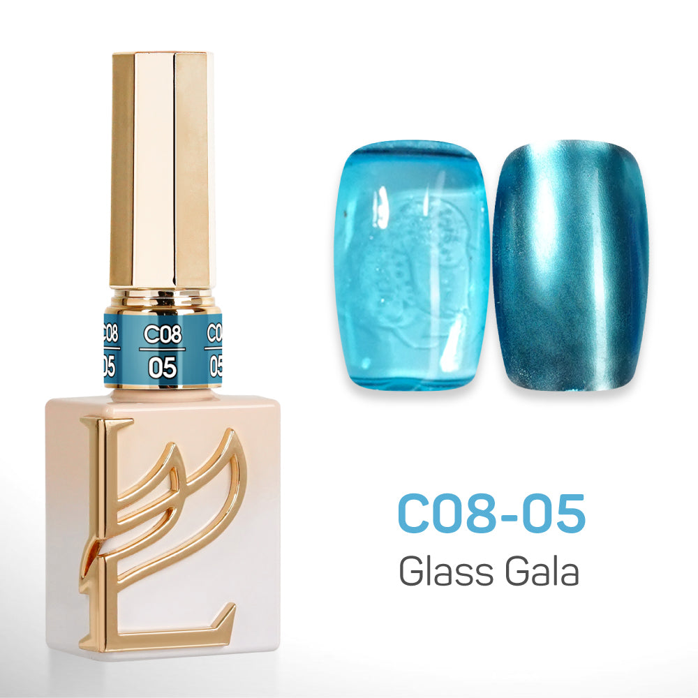 LAVIS C08 - 05 - Gel Polish 0.5 oz - Glass Gala Collection