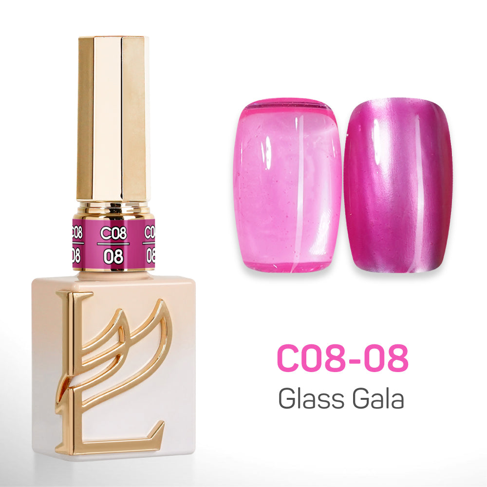 LAVIS C08 - 08 - Gel Polish 0.5 oz - Glass Gala Collection