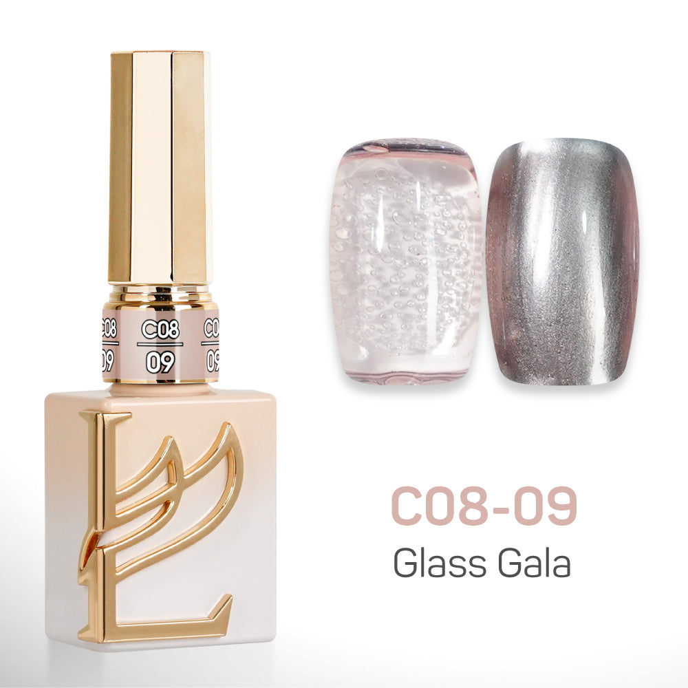 LAVIS C08 - 09 - Gel Polish 0.5 oz - Glass Gala Collection