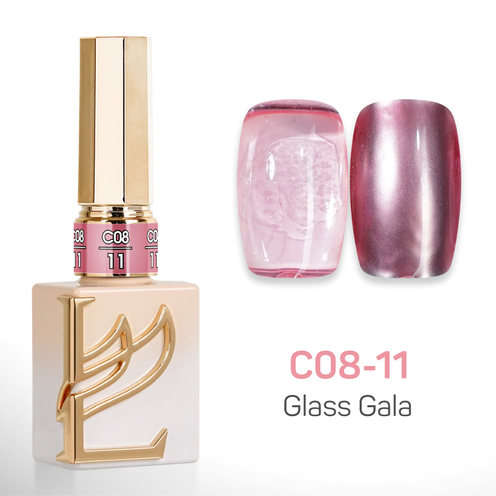 LAVIS C08 - 11 - Gel Polish 0.5 oz - Glass Gala Collection