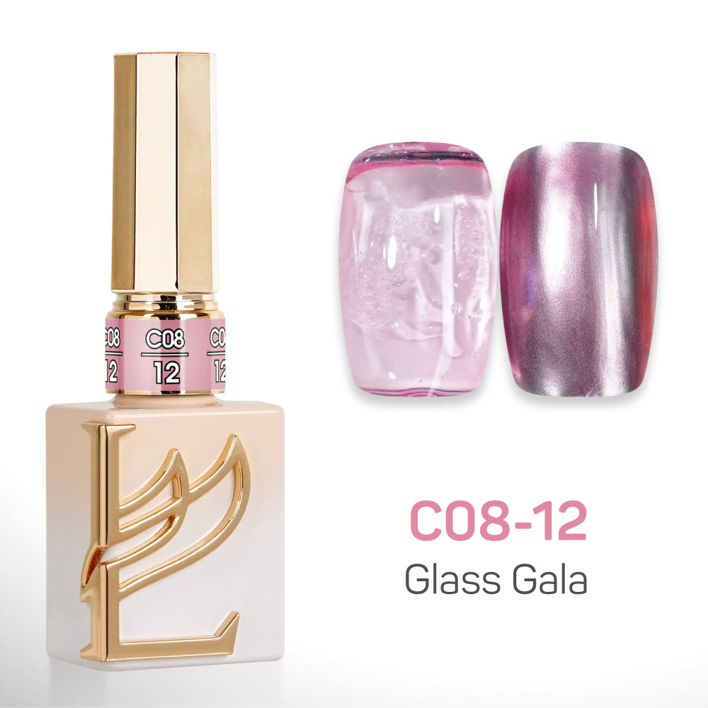 LAVIS C08 - 12 - Gel Polish 0.5 oz - Glass Gala Collection