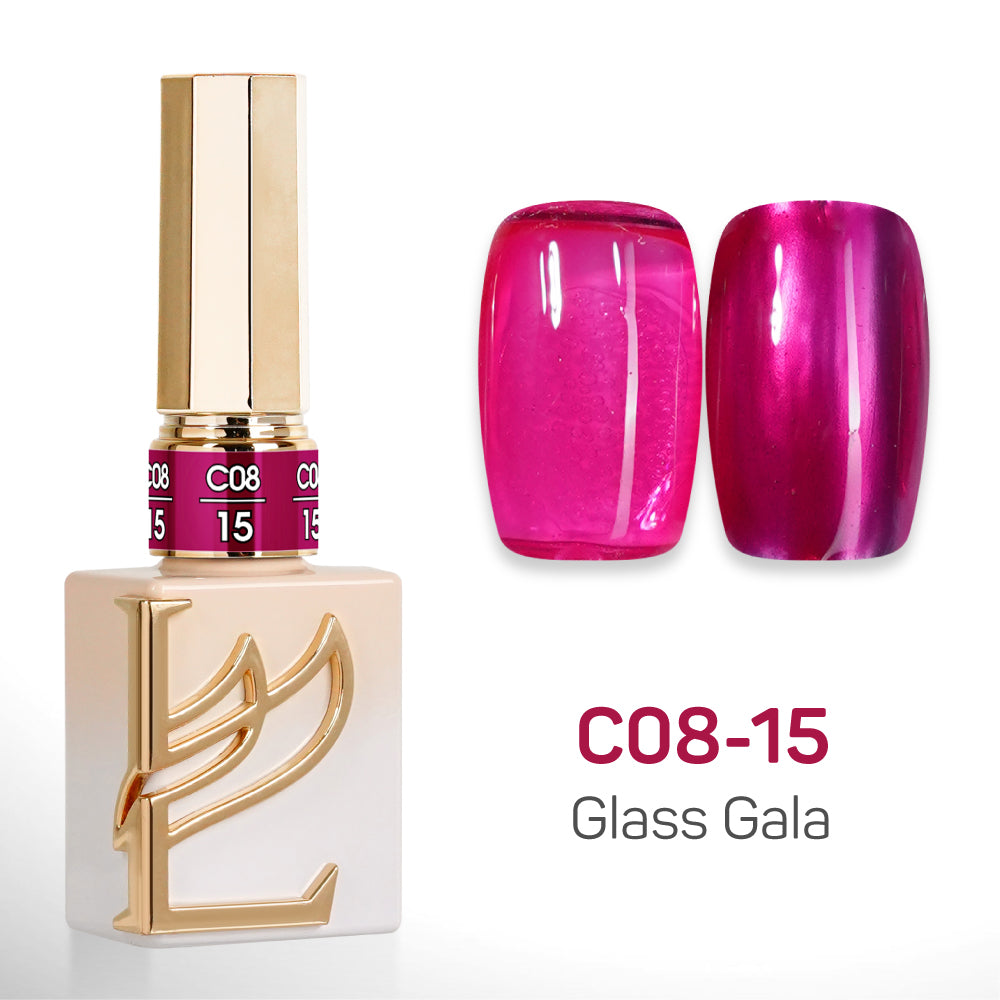 LAVIS C08 - 15 - Gel Polish 0.5 oz - Glass Gala Collection