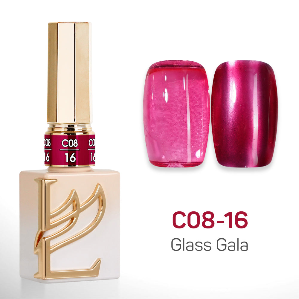 LAVIS C08 - 16 - Gel Polish 0.5 oz - Glass Gala Collection