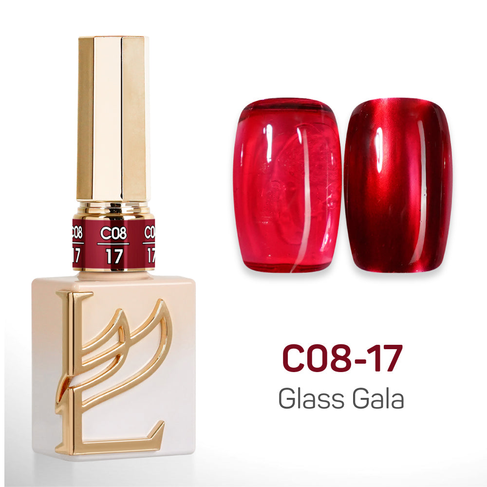 LAVIS C08 - 17 - Gel Polish 0.5 oz - Glass Gala Collection
