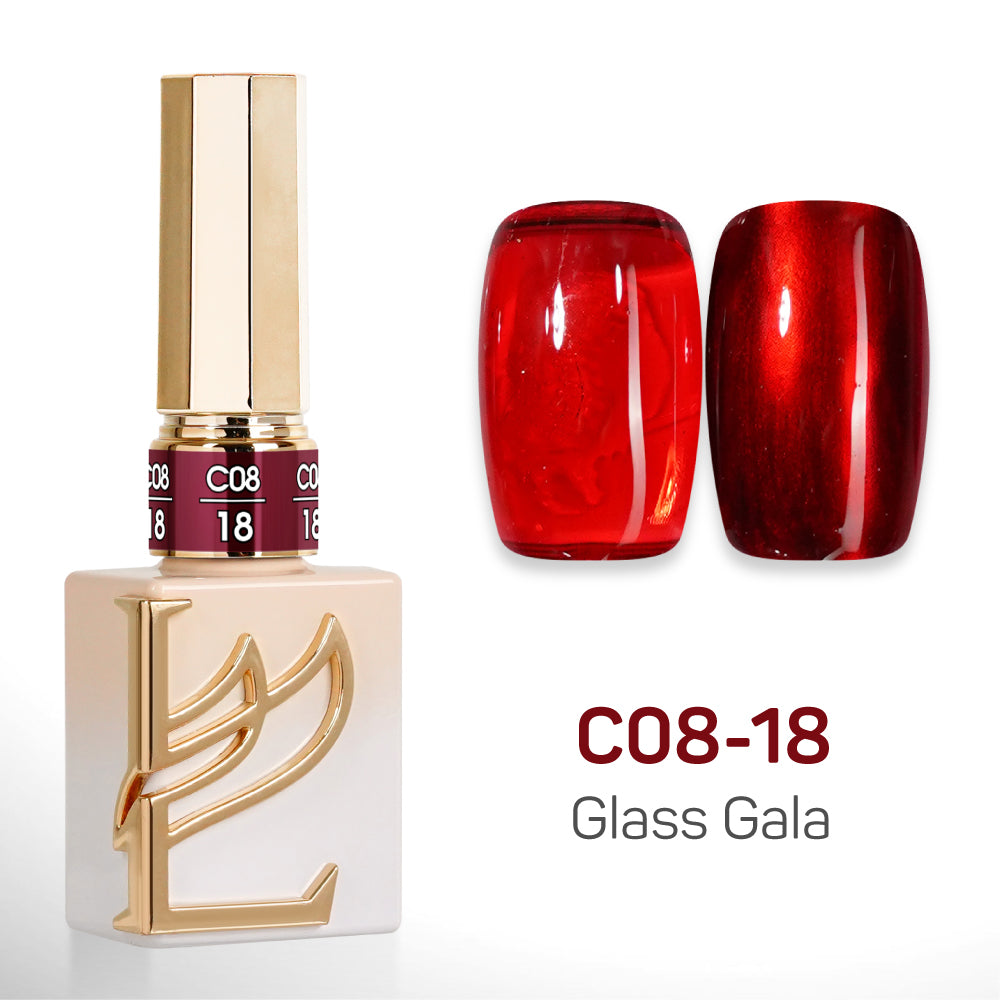 LAVIS C08 - 18 - Gel Polish 0.5 oz - Glass Gala Collection