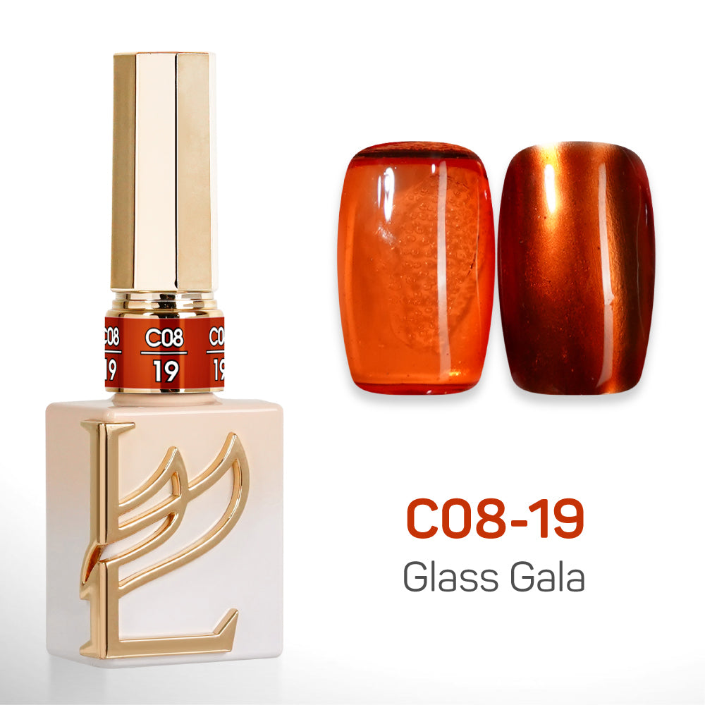 LAVIS C08 - 19 - Gel Polish 0.5 oz - Glass Gala Collection