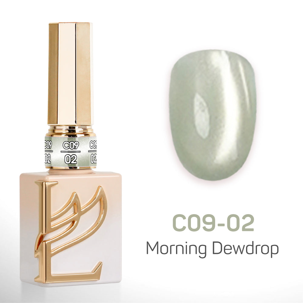 LAVIS Cat Eyes C09 - Set 24 Colors - Gel Polish 0.5 oz - Morning Dewdrop Collection