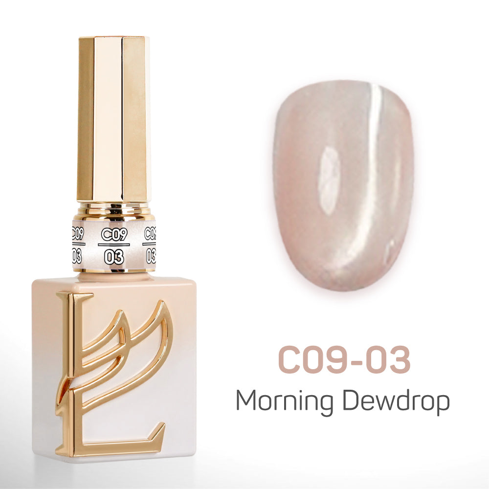 LAVIS Cat Eyes C09 - Set 24 Colors - Gel Polish 0.5 oz - Morning Dewdrop Collection