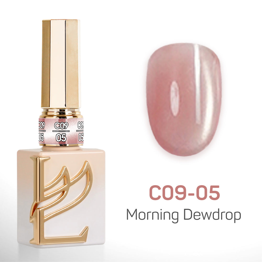 LAVIS Cat Eyes C09 - Set 24 Colors - Gel Polish 0.5 oz - Morning Dewdrop Collection