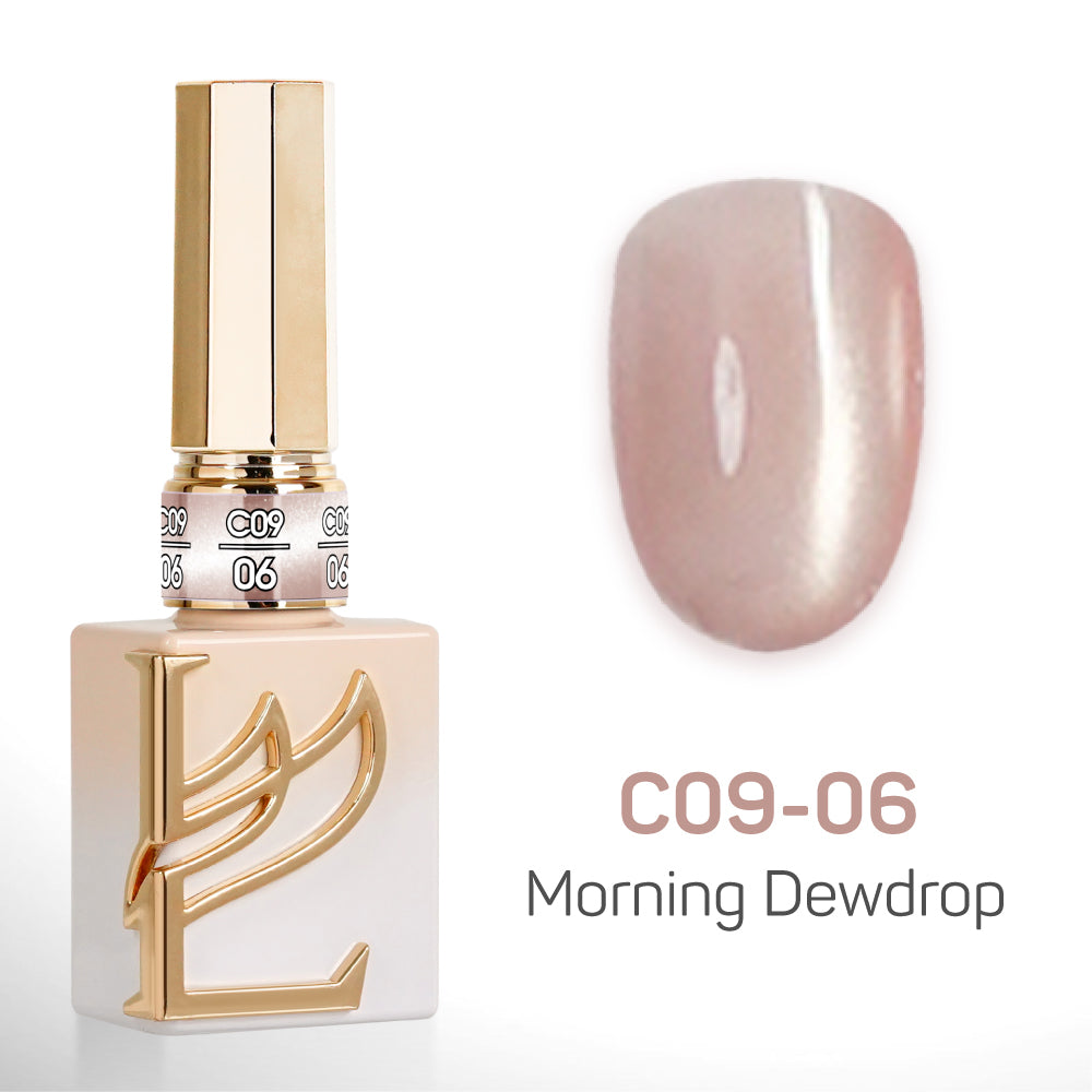 LAVIS Cat Eyes C09 - Set 24 Colors - Gel Polish 0.5 oz - Morning Dewdrop Collection