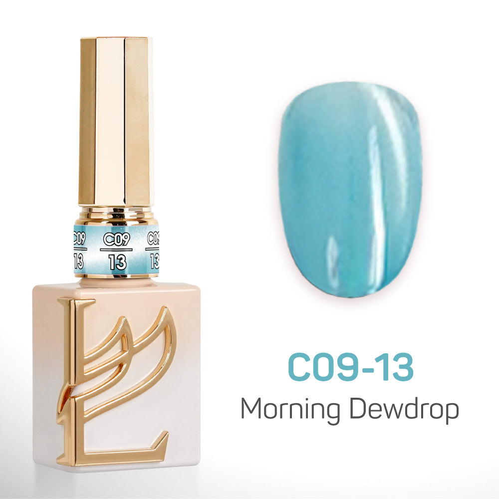 LAVIS Cat Eyes C09 - Set 24 Colors - Gel Polish 0.5 oz - Morning Dewdrop Collection