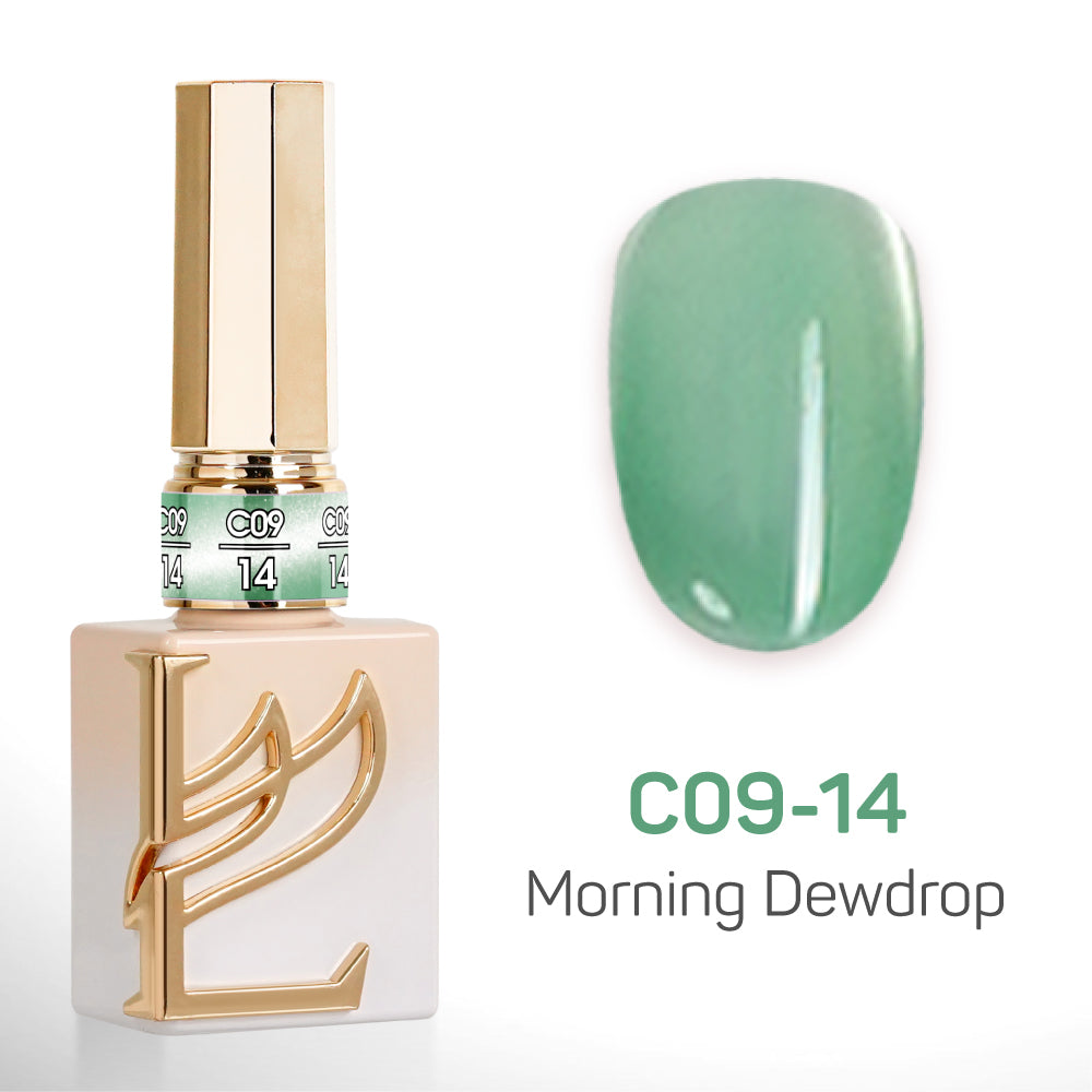 LAVIS Cat Eyes C09 - Set 24 Colors - Gel Polish 0.5 oz - Morning Dewdrop Collection