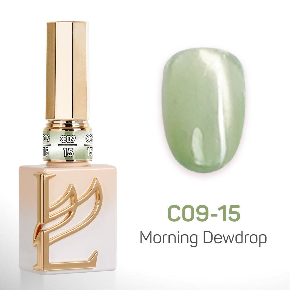 LAVIS Cat Eyes C09 - Set 24 Colors - Gel Polish 0.5 oz - Morning Dewdrop Collection