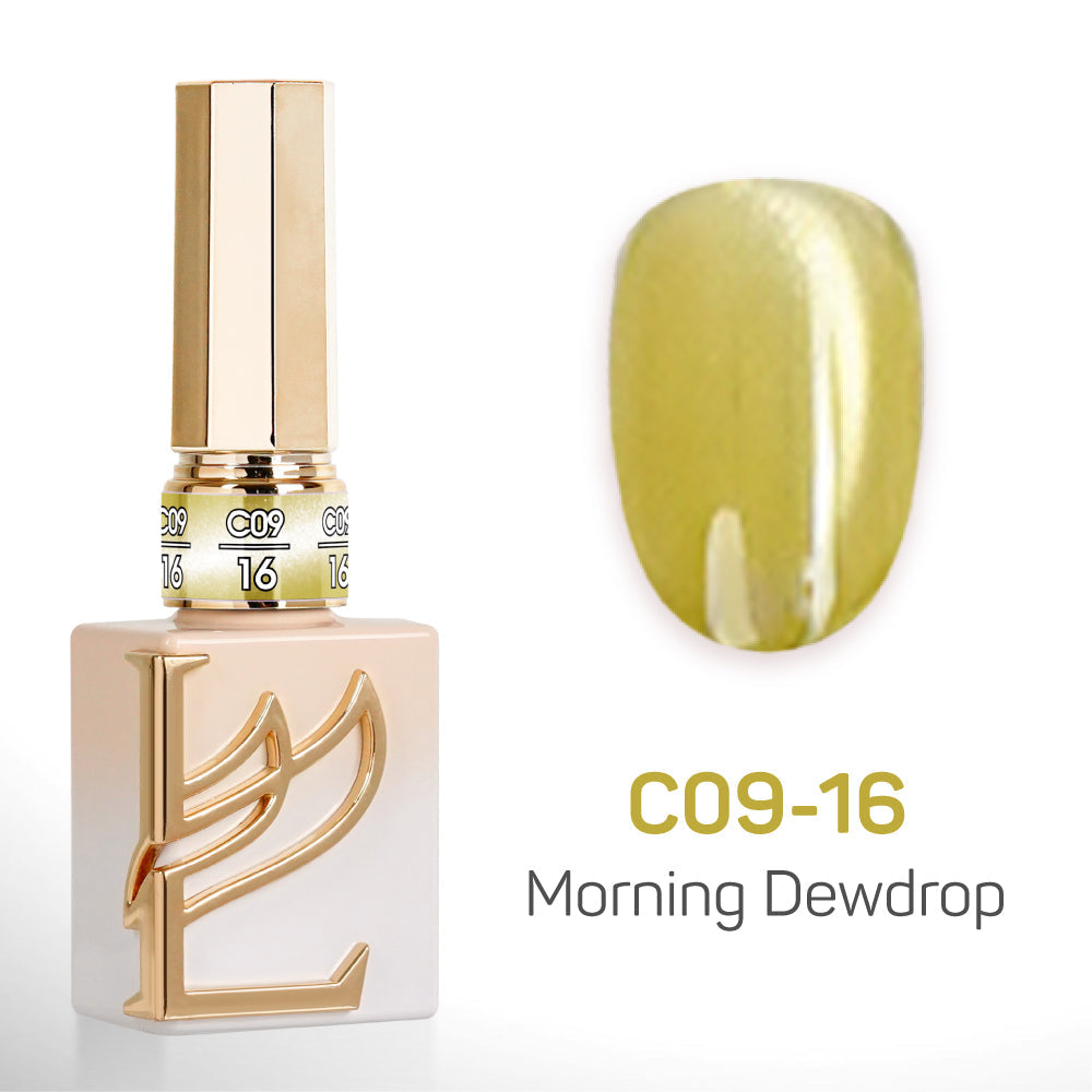 LAVIS Cat Eyes C09 - Set 24 Colors - Gel Polish 0.5 oz - Morning Dewdrop Collection