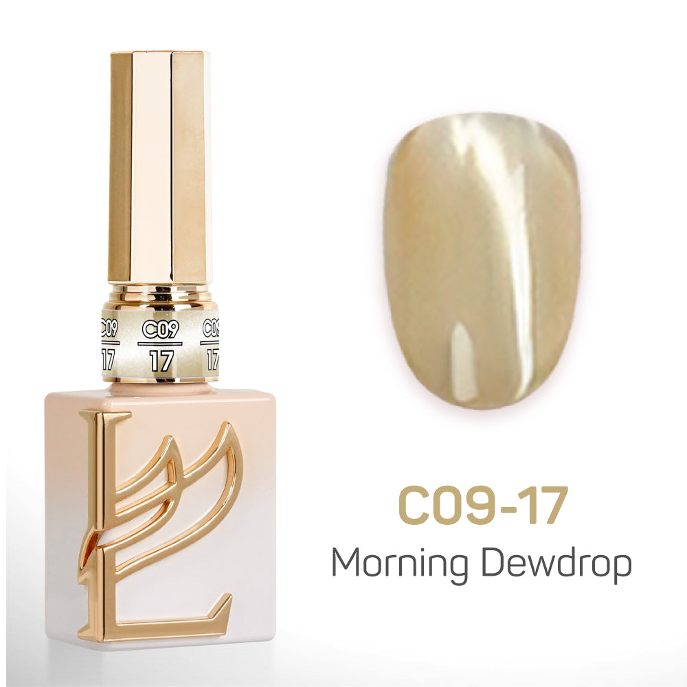 LAVIS Cat Eyes C09 - Set 24 Colors - Gel Polish 0.5 oz - Morning Dewdrop Collection