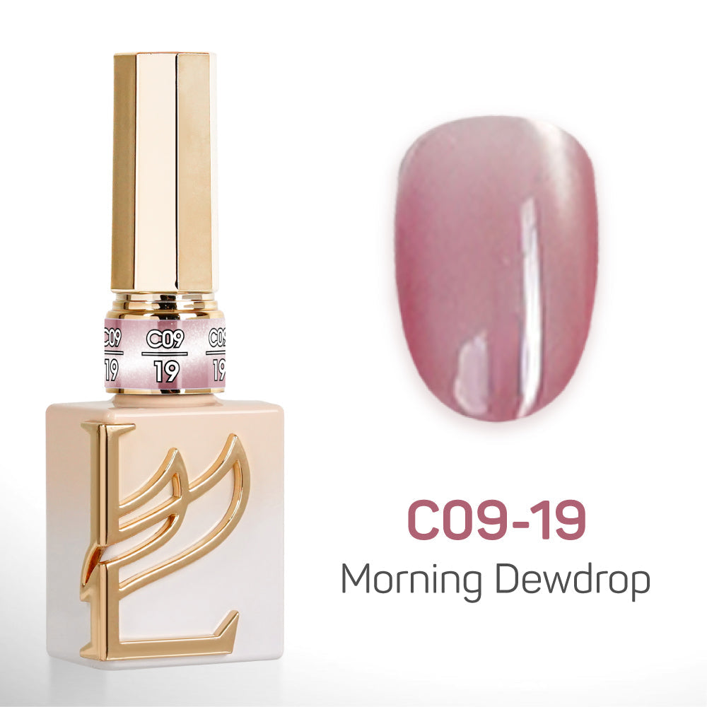 LAVIS Cat Eyes C09 - Set 24 Colors - Gel Polish 0.5 oz - Morning Dewdrop Collection