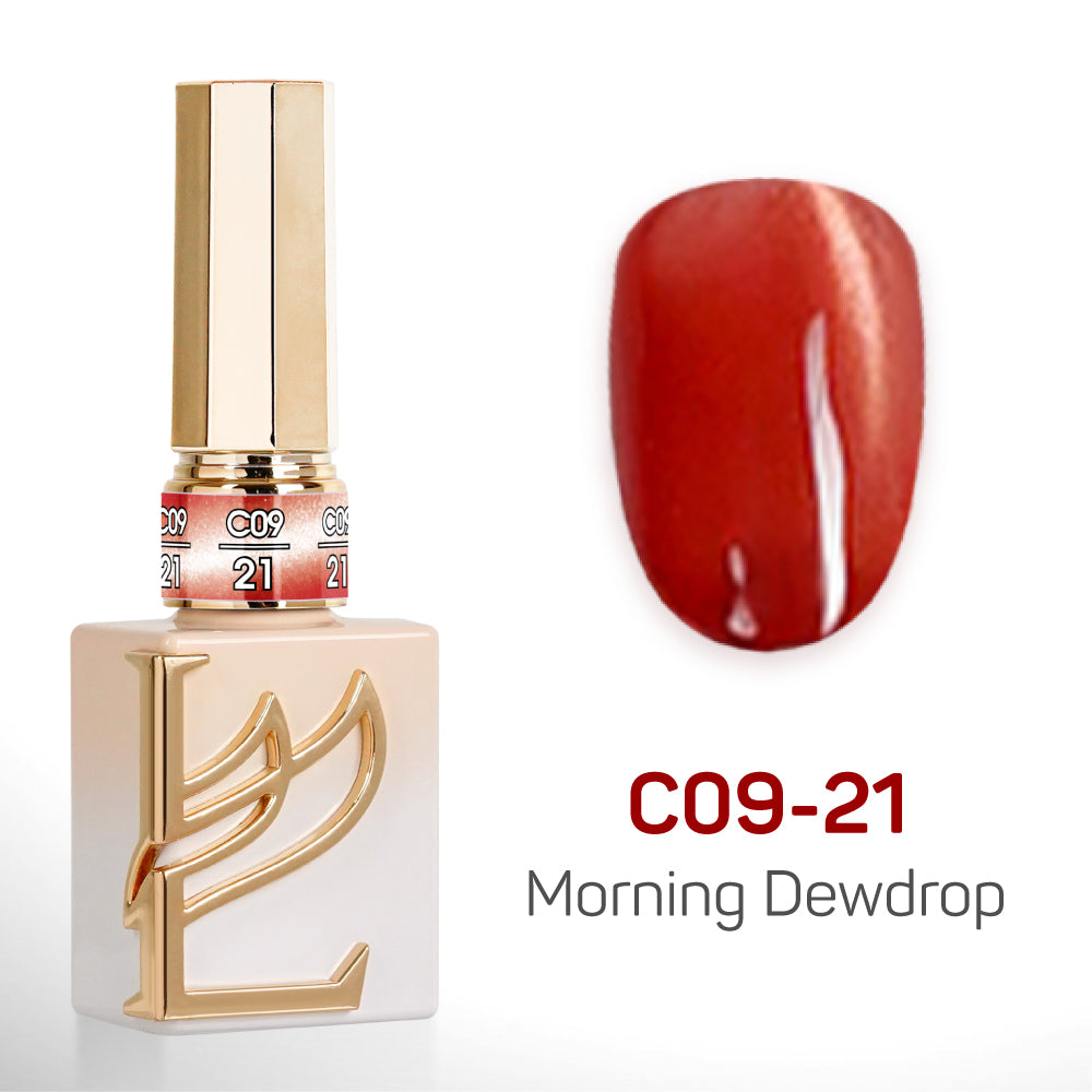 LAVIS Cat Eyes C09 - Set 24 Colors - Gel Polish 0.5 oz - Morning Dewdrop Collection