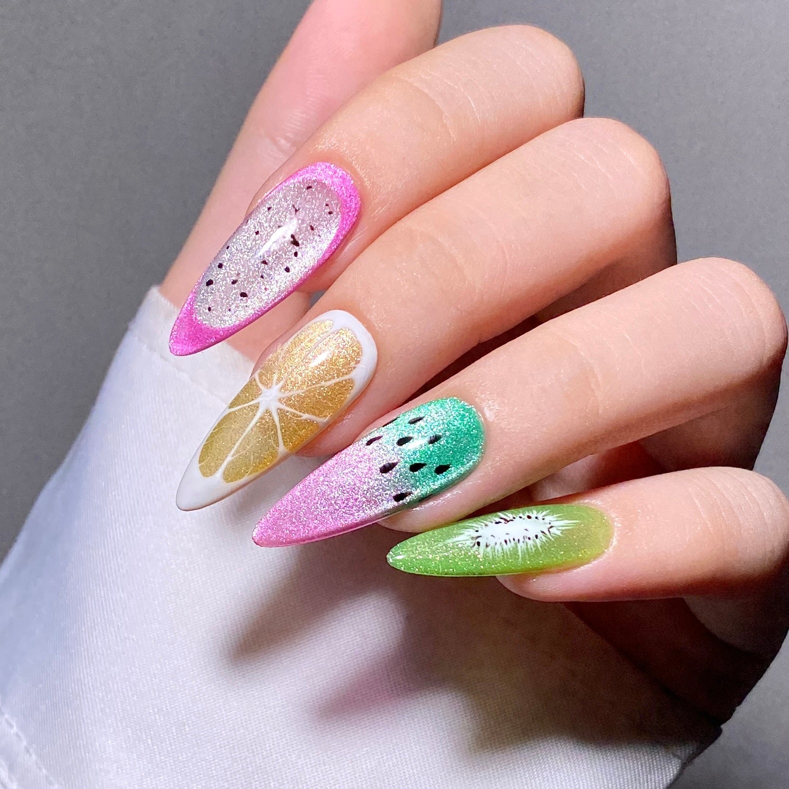 LAVIS Cat Eyes CE3 - Gel Polish 0.5 oz - Tropical Candy