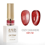 LAVIS Cat Eyes CE1 - 12 - Gel Polish 0.5 oz - Cozy Cashmere Collection