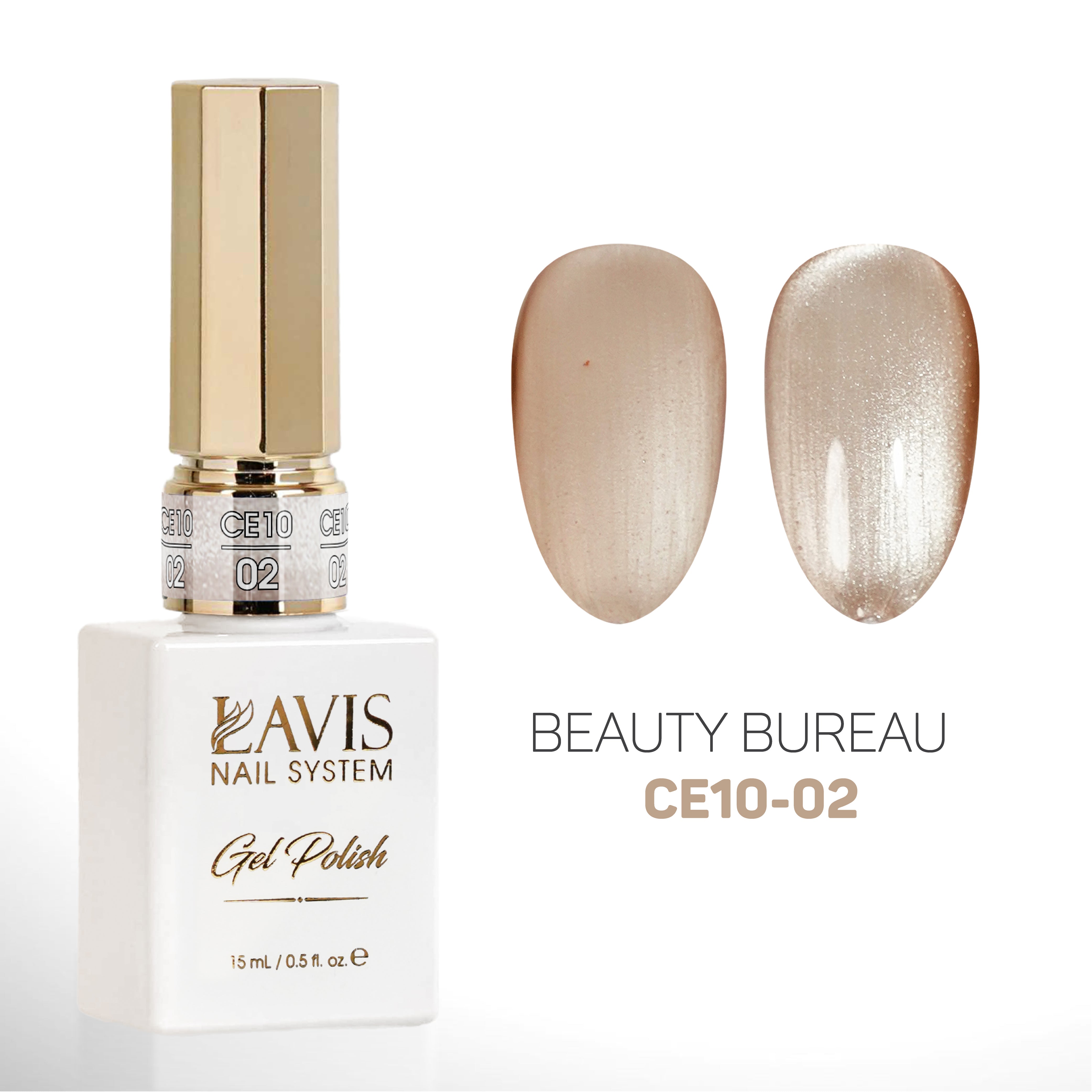 LAVIS Cat Eyes CE10 - 02 - Gel Polish 0.5 oz - Beauty Bureau Collection