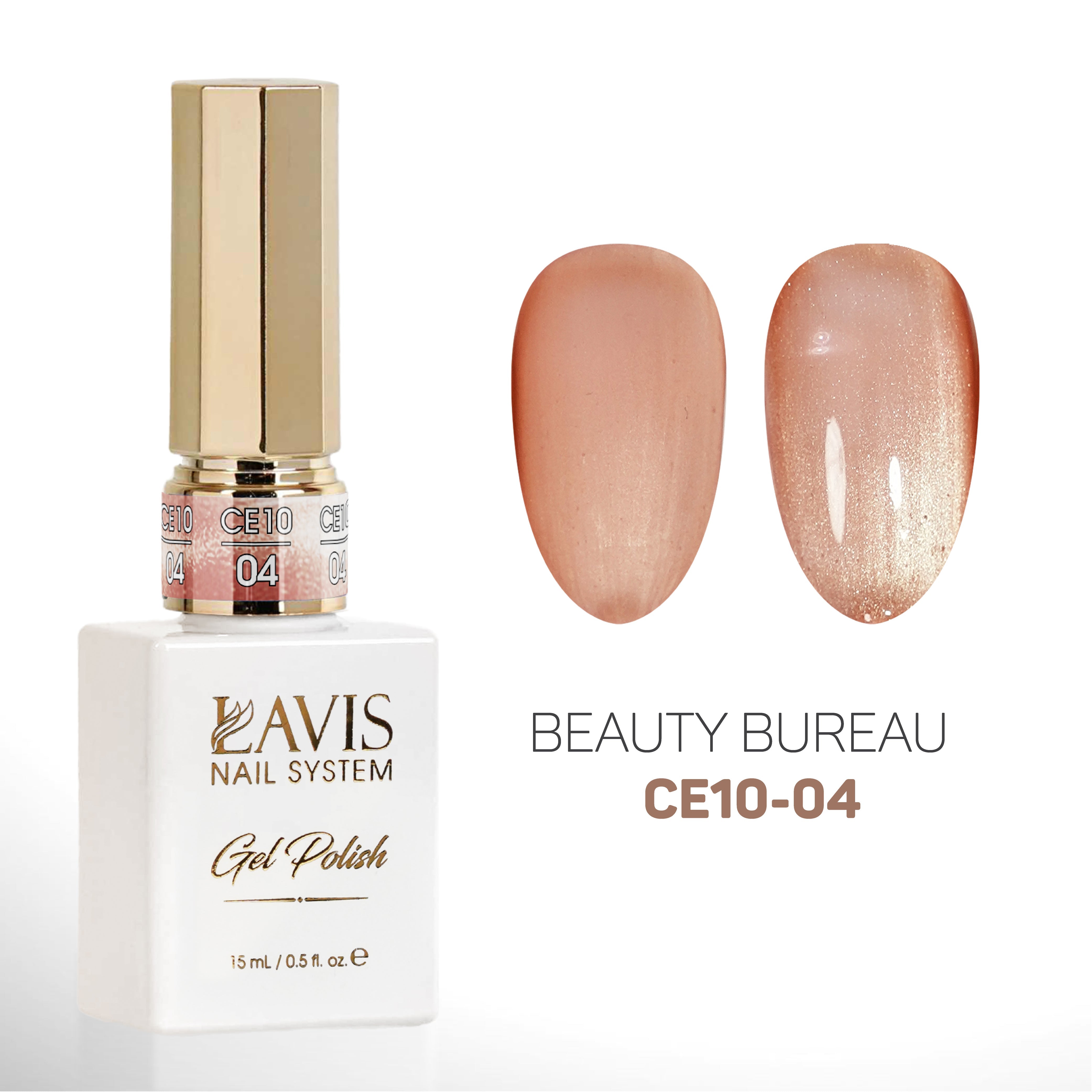 LAVIS Cat Eyes CE10 - 04 - Gel Polish 0.5 oz - Beauty Bureau Collection