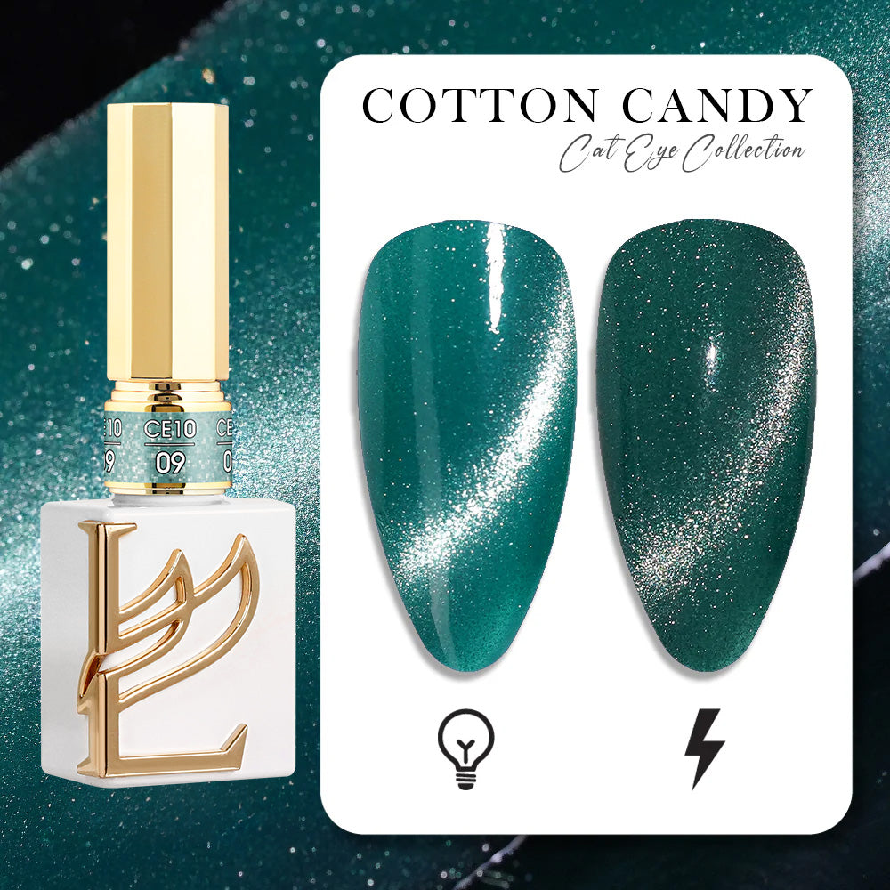 LAVIS Cat Eyes CE10 - 09 (Ver1) - Gel Polish 0.5 oz - Cotton Candy Collection