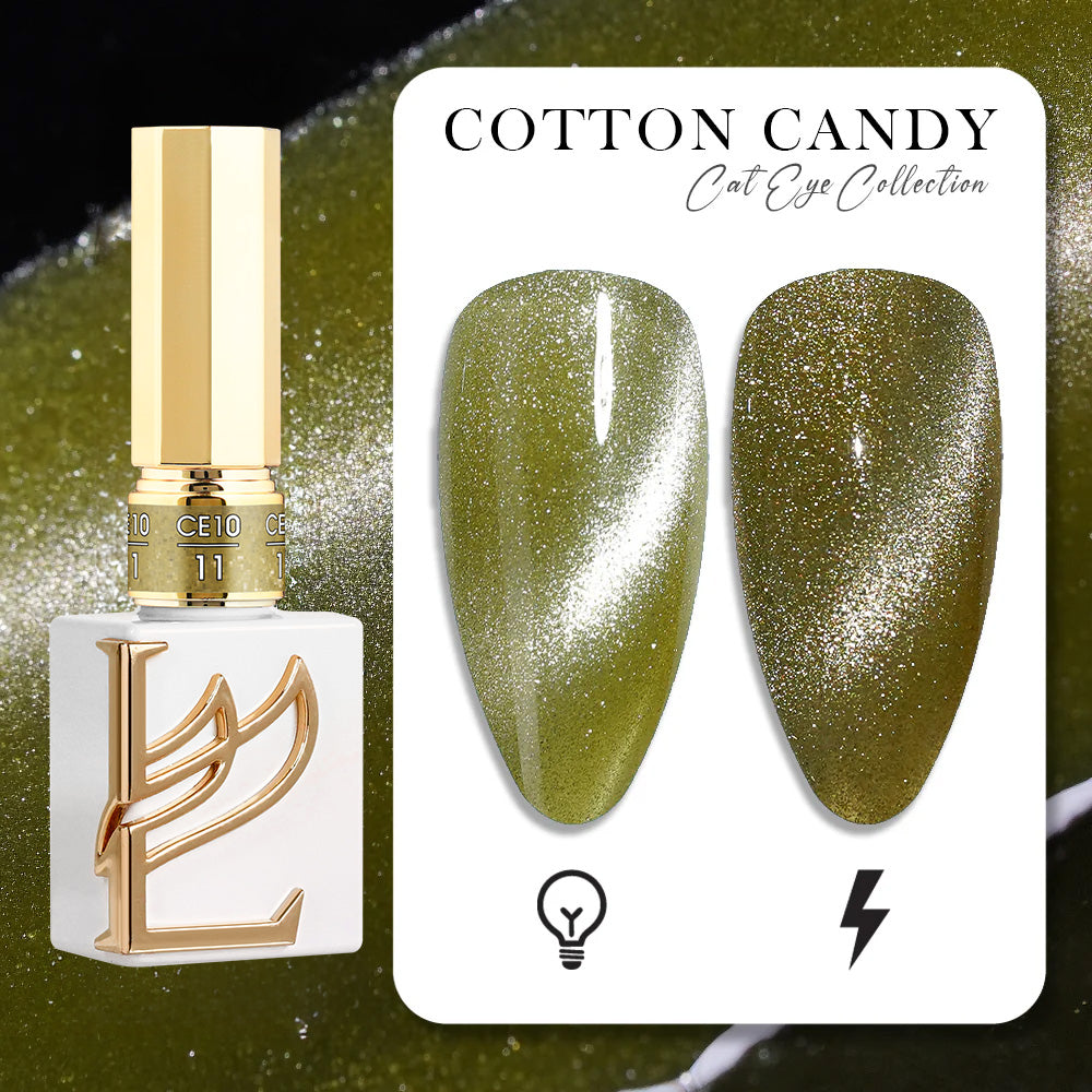 LAVIS Cat Eyes CE11 - 10 (Ver1) - Gel Polish 0.5 oz - Cotton Candy Collection