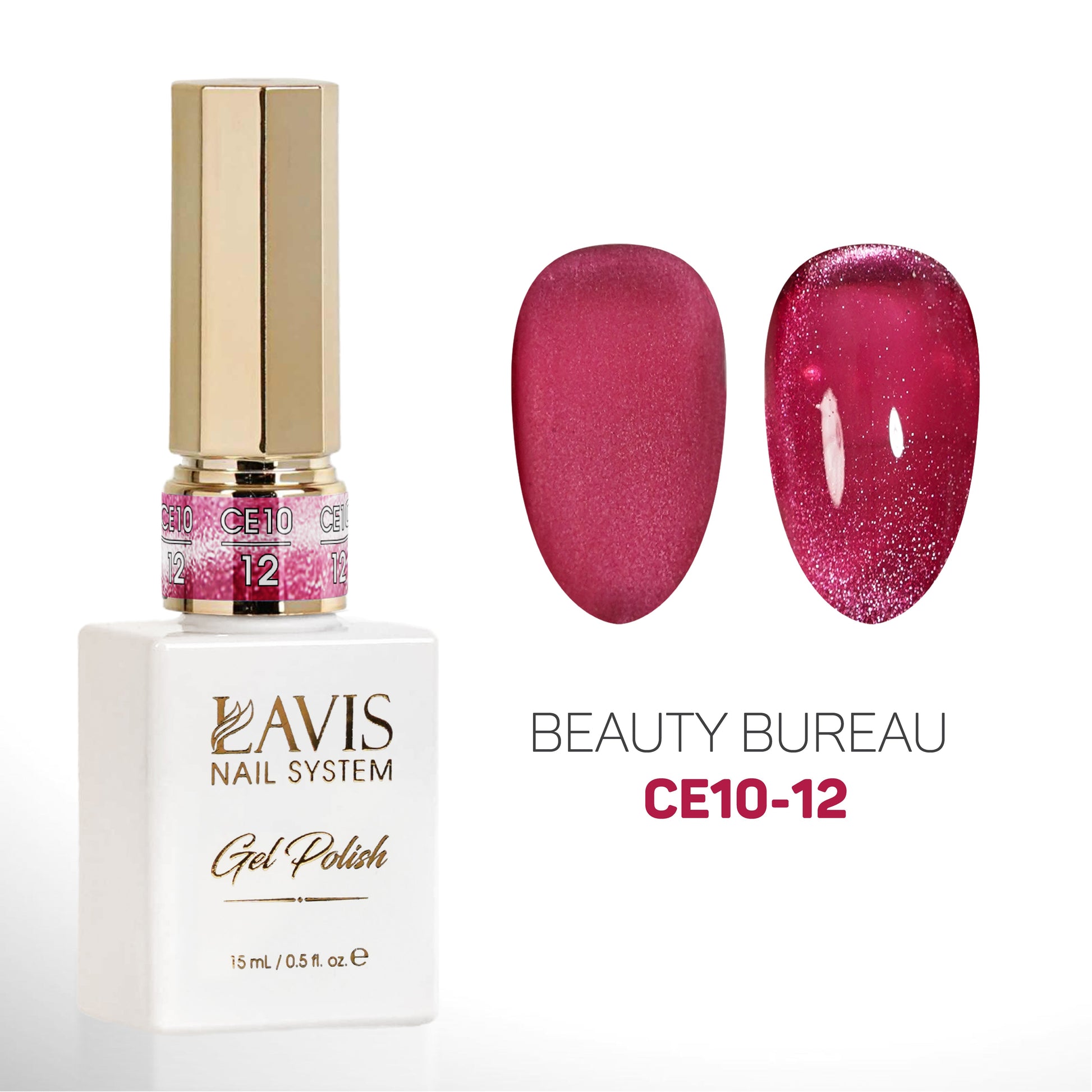 LAVIS Cat Eyes CE10 - 12 - Gel Polish 0.5 oz - Beauty Bureau Collection