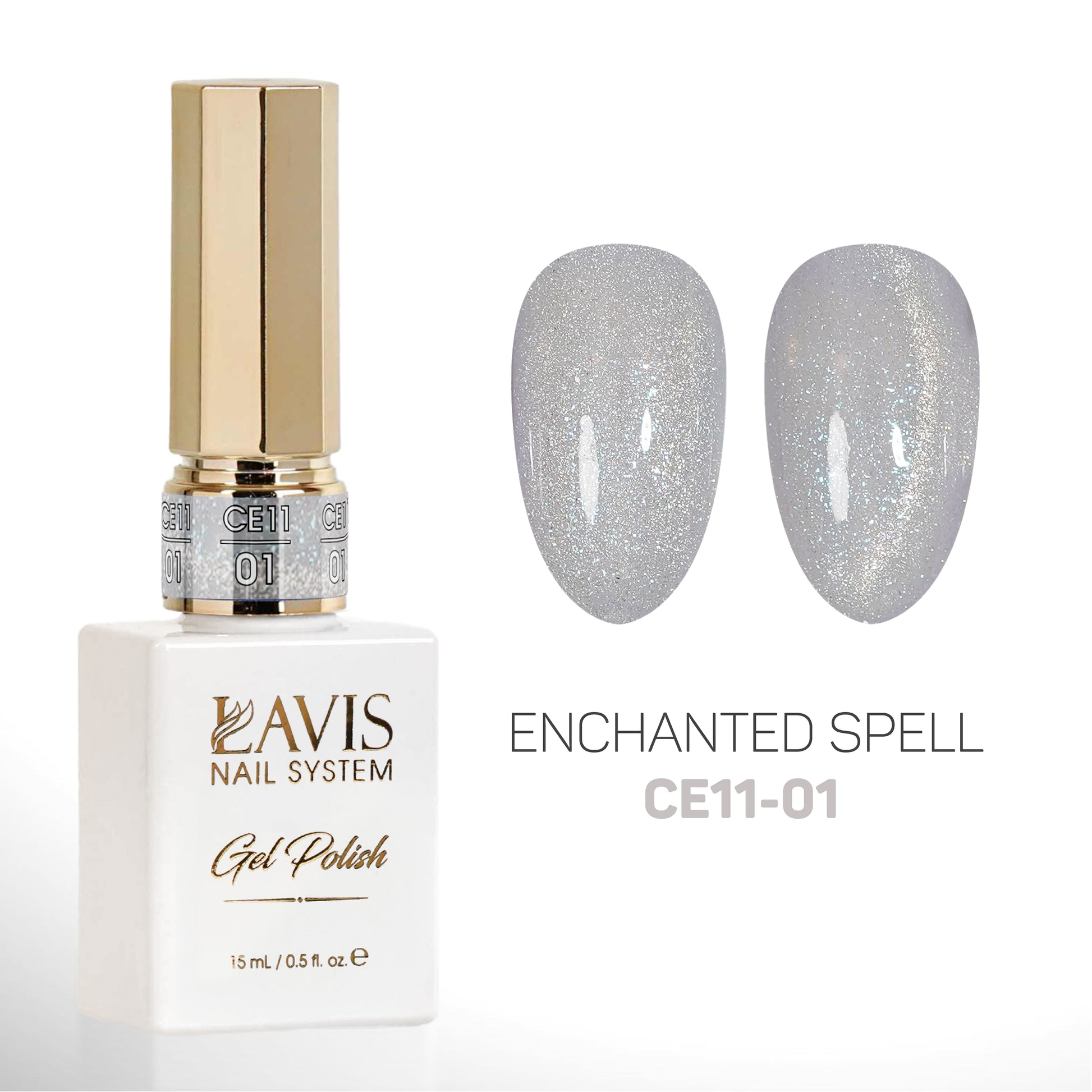 LAVIS Cat Eyes CE11 - 01 - Gel Polish 0.5 oz - Enchanted Spell Collection