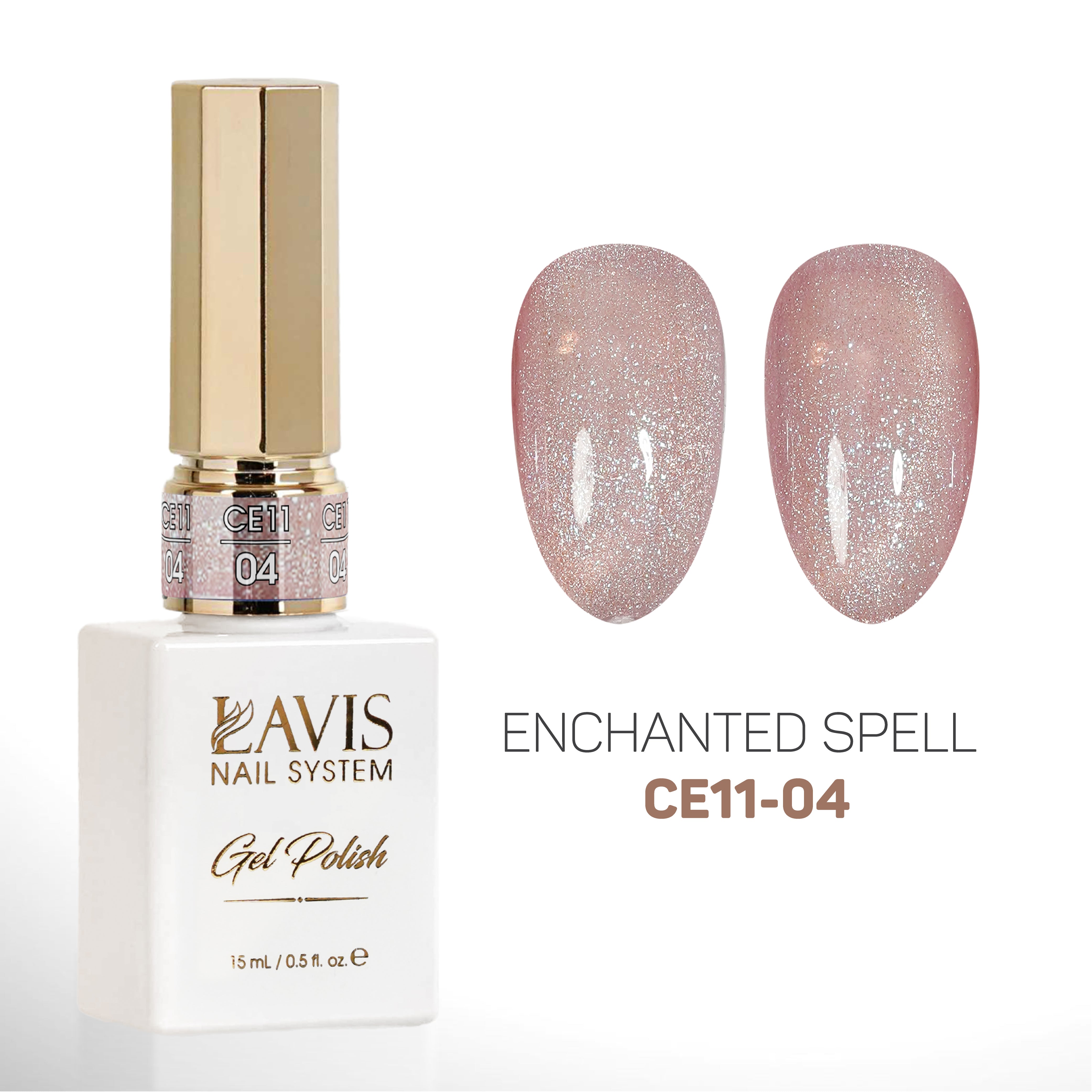 LAVIS Cat Eyes CE11 - 04 - Gel Polish 0.5 oz - Enchanted Spell Collection