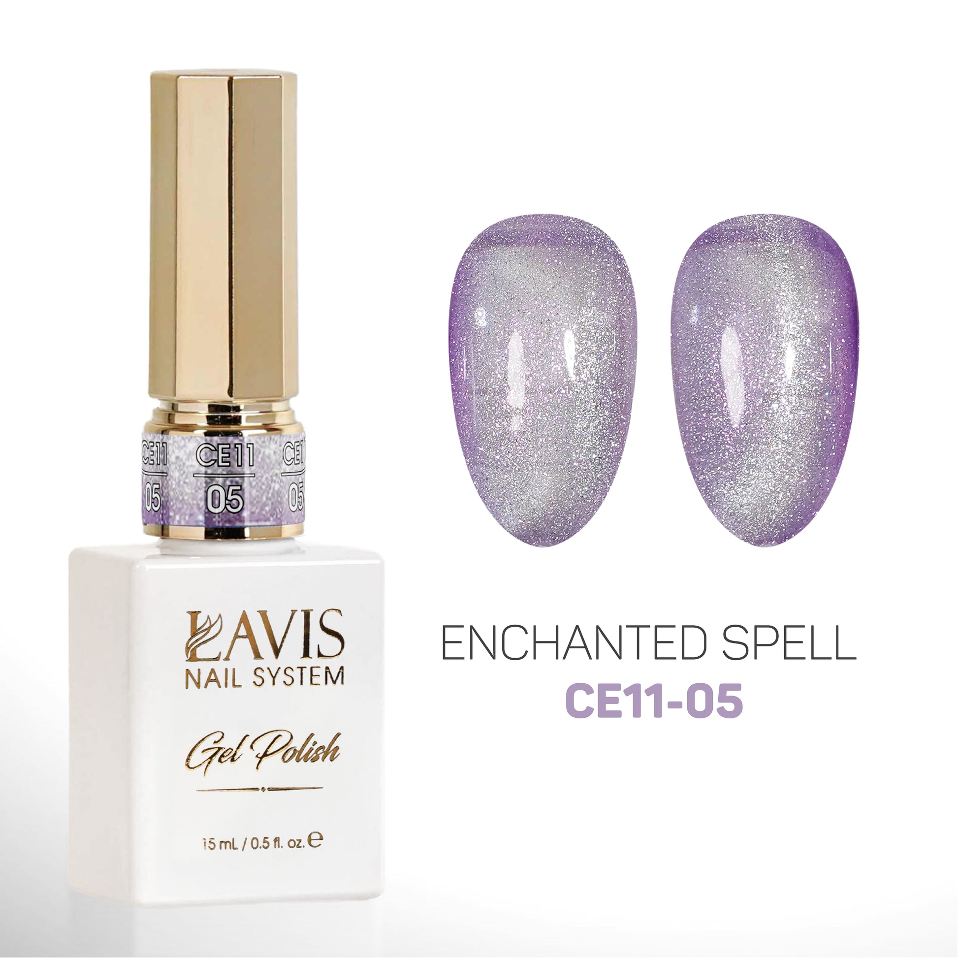 LAVIS Cat Eyes CE11 - 05 - Gel Polish 0.5 oz - Enchanted Spell Collection