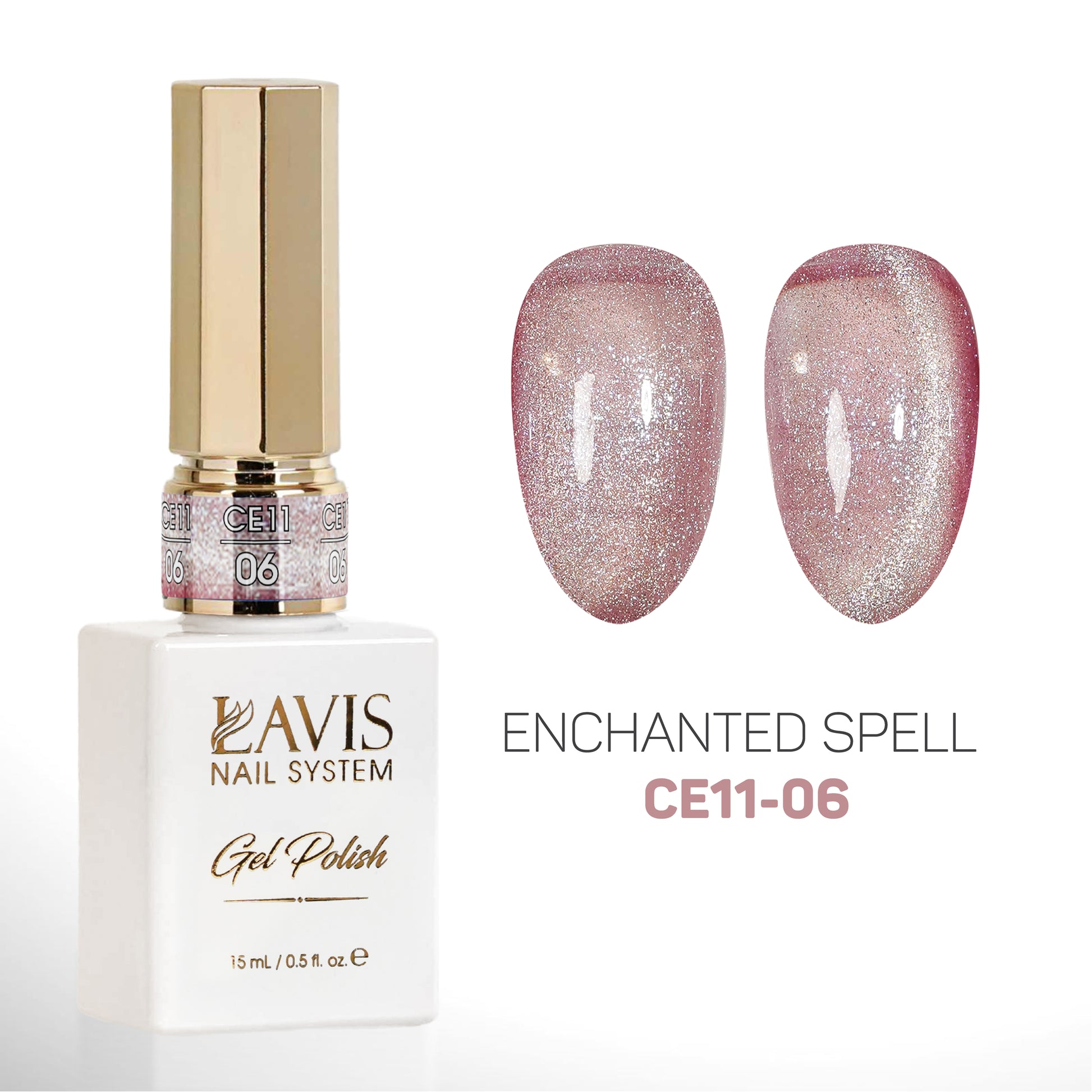 LAVIS Cat Eyes CE11 - 06 - Gel Polish 0.5 oz - Enchanted Spell Collection