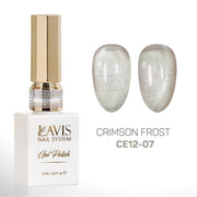LAVIS Cat Eyes CE12 - 07 - Gel Polish 0.5 oz - Crimson Frost Collection