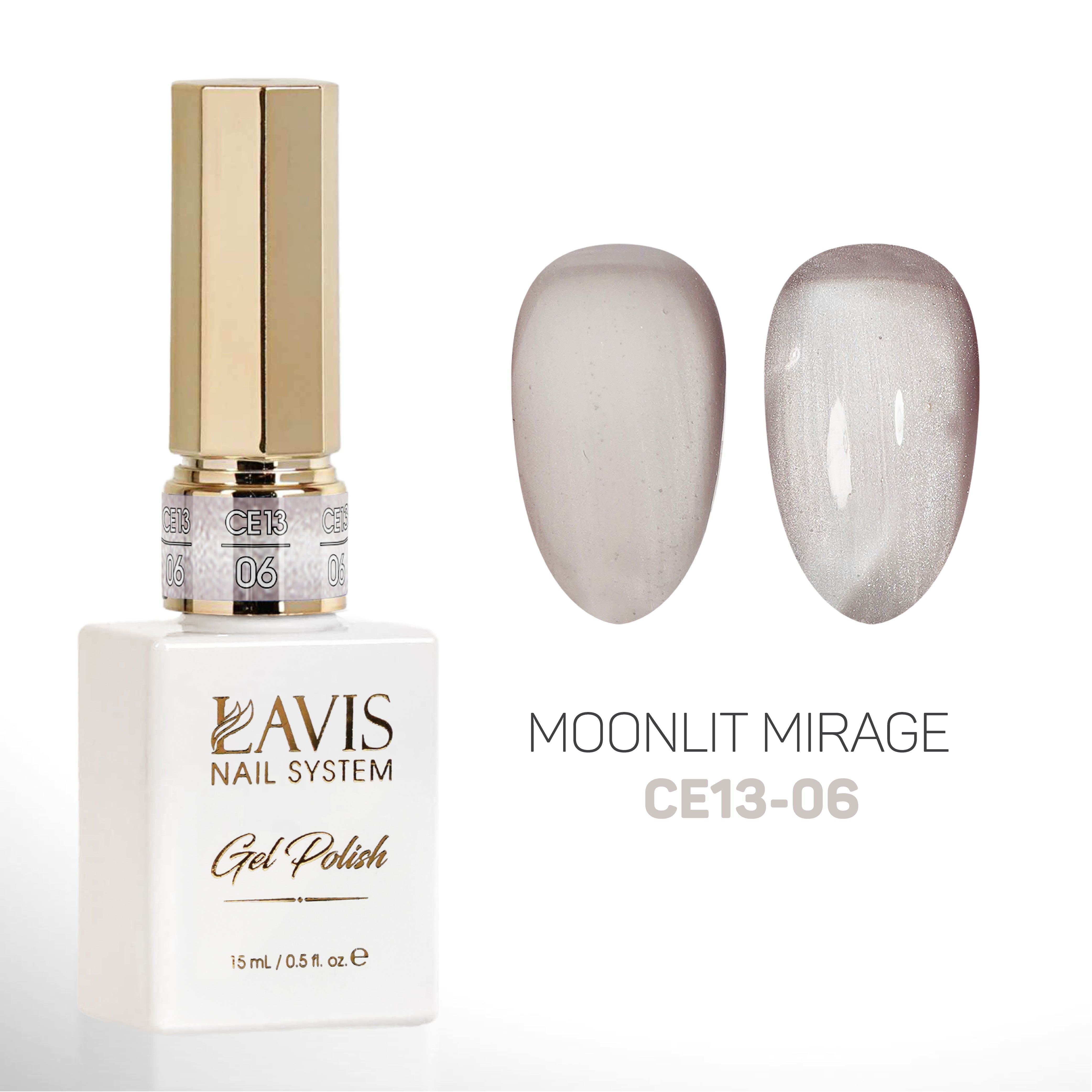LAVIS Cat Eyes CE13 (Ver2) - 06 - Gel Polish 0.5 oz - Moonlit Mirage Collection