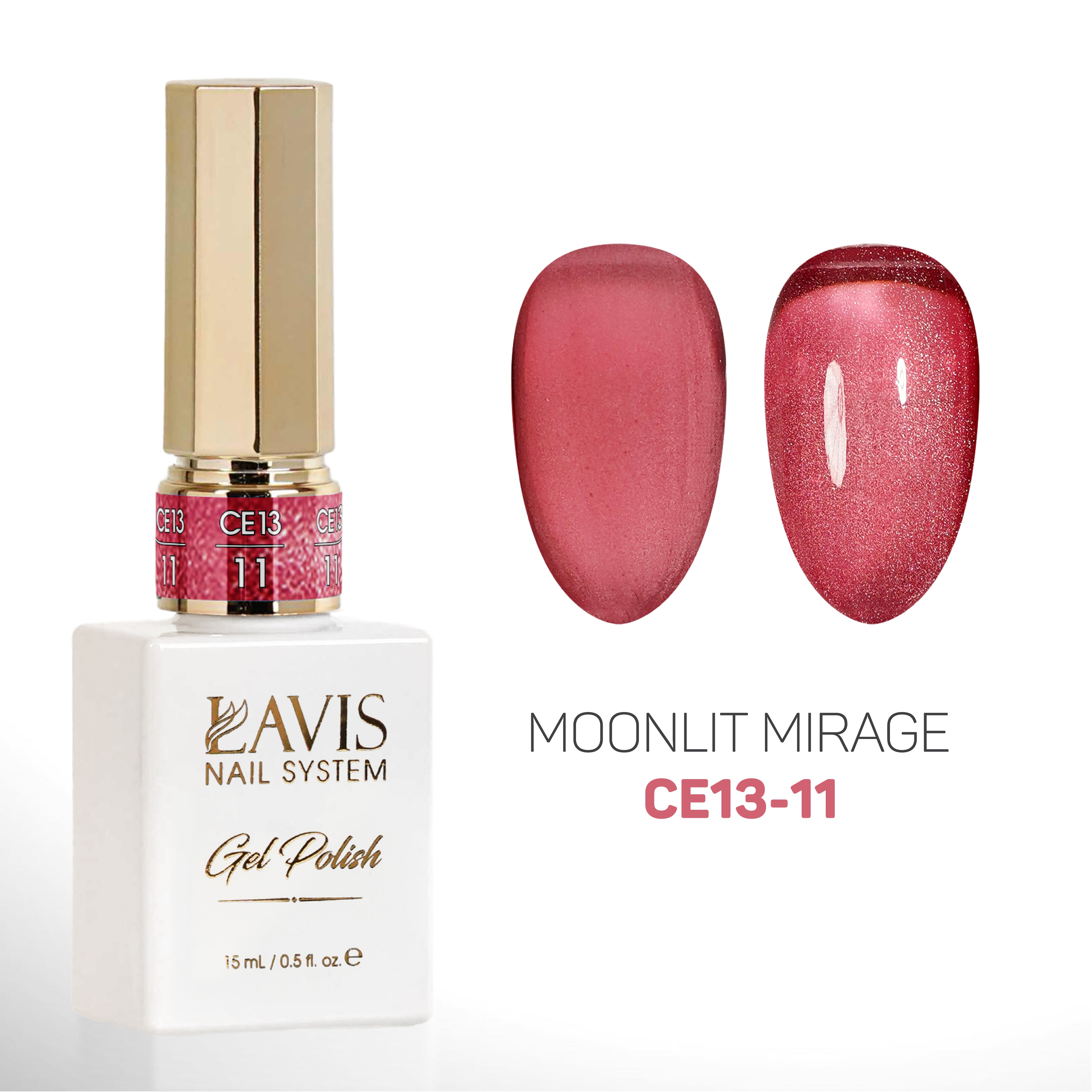 LAVIS Cat Eyes CE13 (Ver2) - 11 - Gel Polish 0.5 oz - Moonlit Mirage Collection
