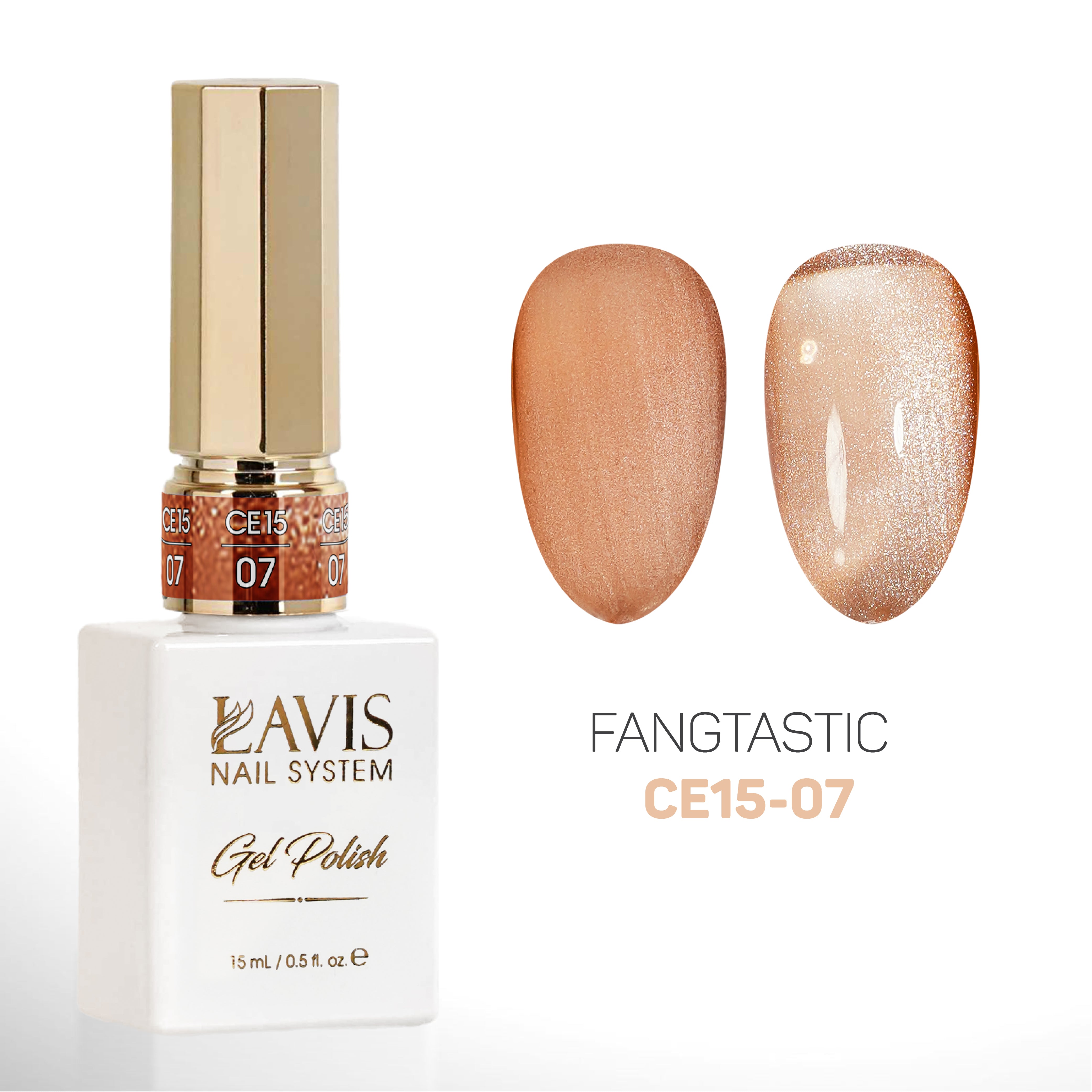 LAVIS Cat Eyes CE15 - 07 - Gel Polish 0.5 oz - Fangtastic Collection