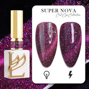 LAVIS Cat Eyes CE14 - 11 (Ver1) - Gel Polish 0.5 oz - Cosmic Voltage Collection