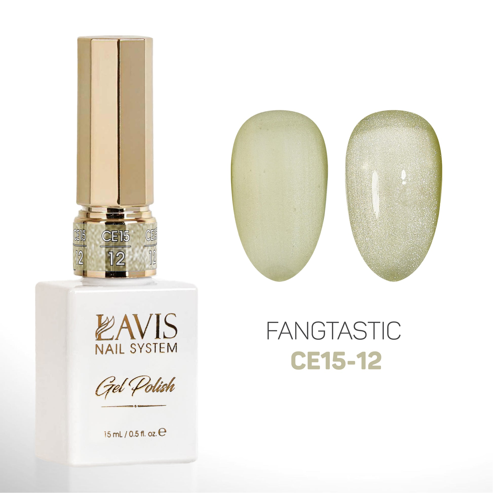 LAVIS Cat Eyes CE15 - 12 - Gel Polish 0.5 oz - Fangtastic Collection