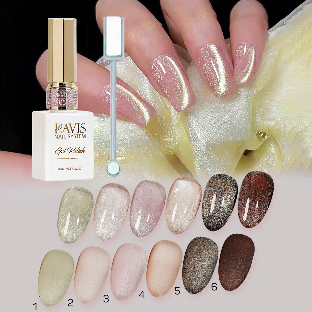 LAVIS Cat Eyes CE15 - Gel Polish 0.5 oz - Fangtastic Collection