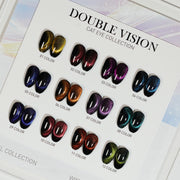 LAVIS Cat Eyes CE16 - Set 12 - Gel Polish 0.5 oz - Double Vision Collection